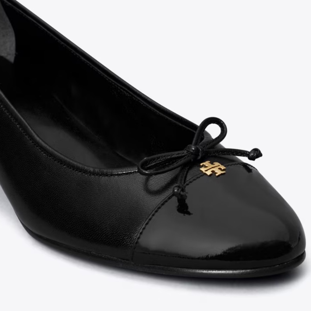 NEW Tory Burch Cap Toe Pumps - Picture 3 of 9